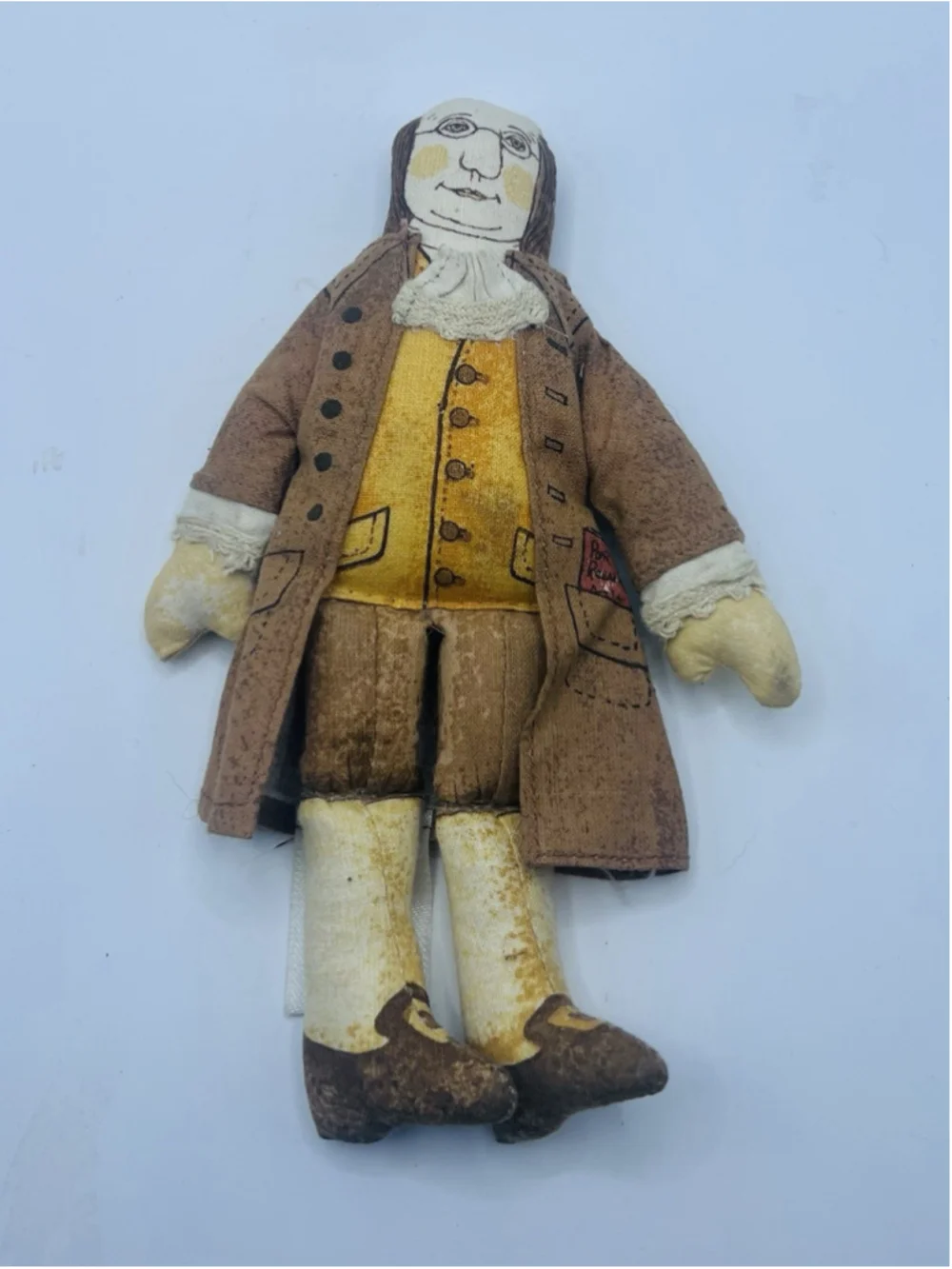 Vintage Hallmark Benjamin Franklin Doll Bicentennial Commemorative Original Box